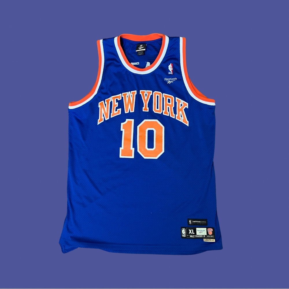 Walt Frazier New York Knicks Jersey Reebok Hardwood Classics Sz XL